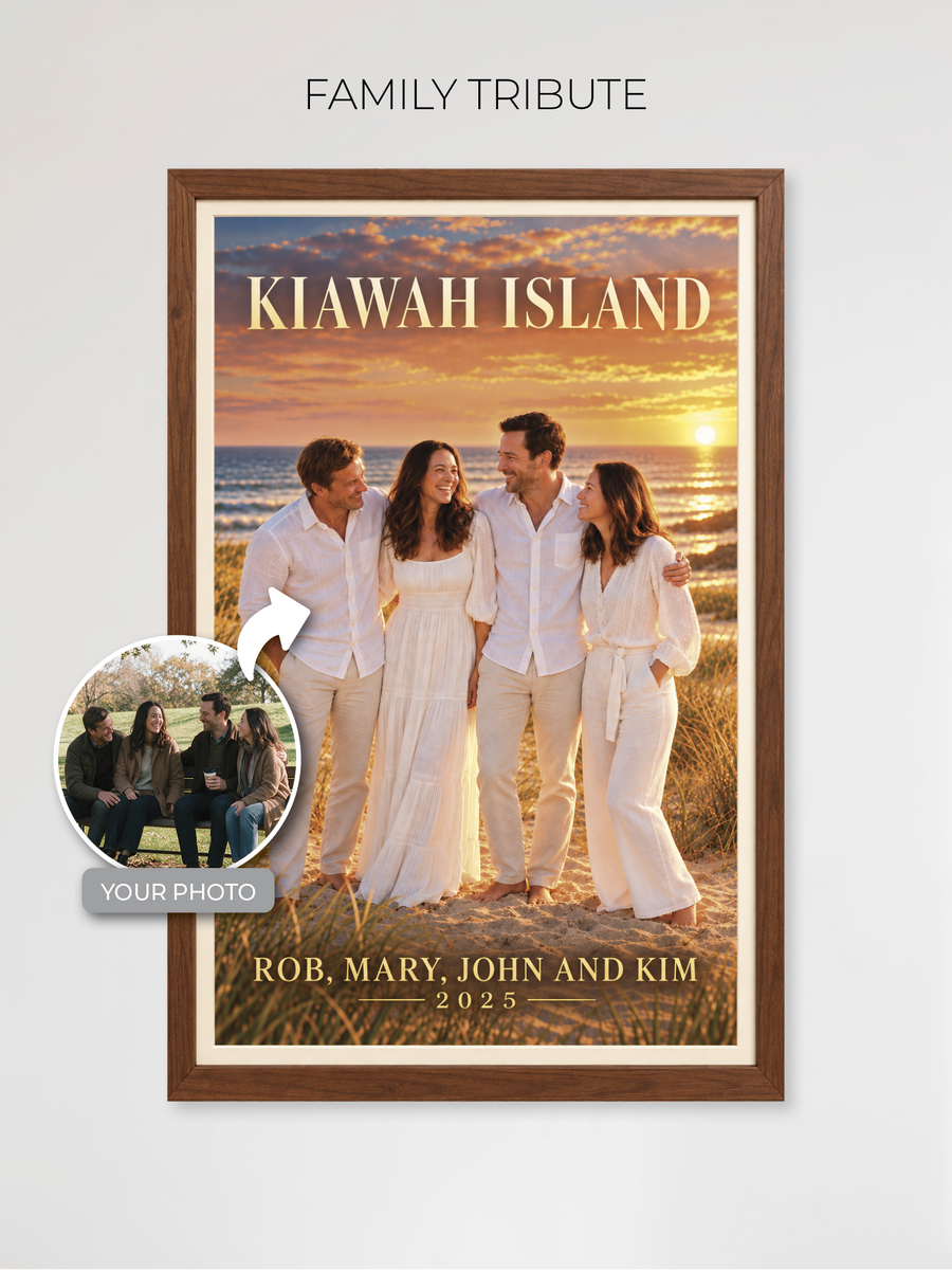 Custom Family Travel Poster