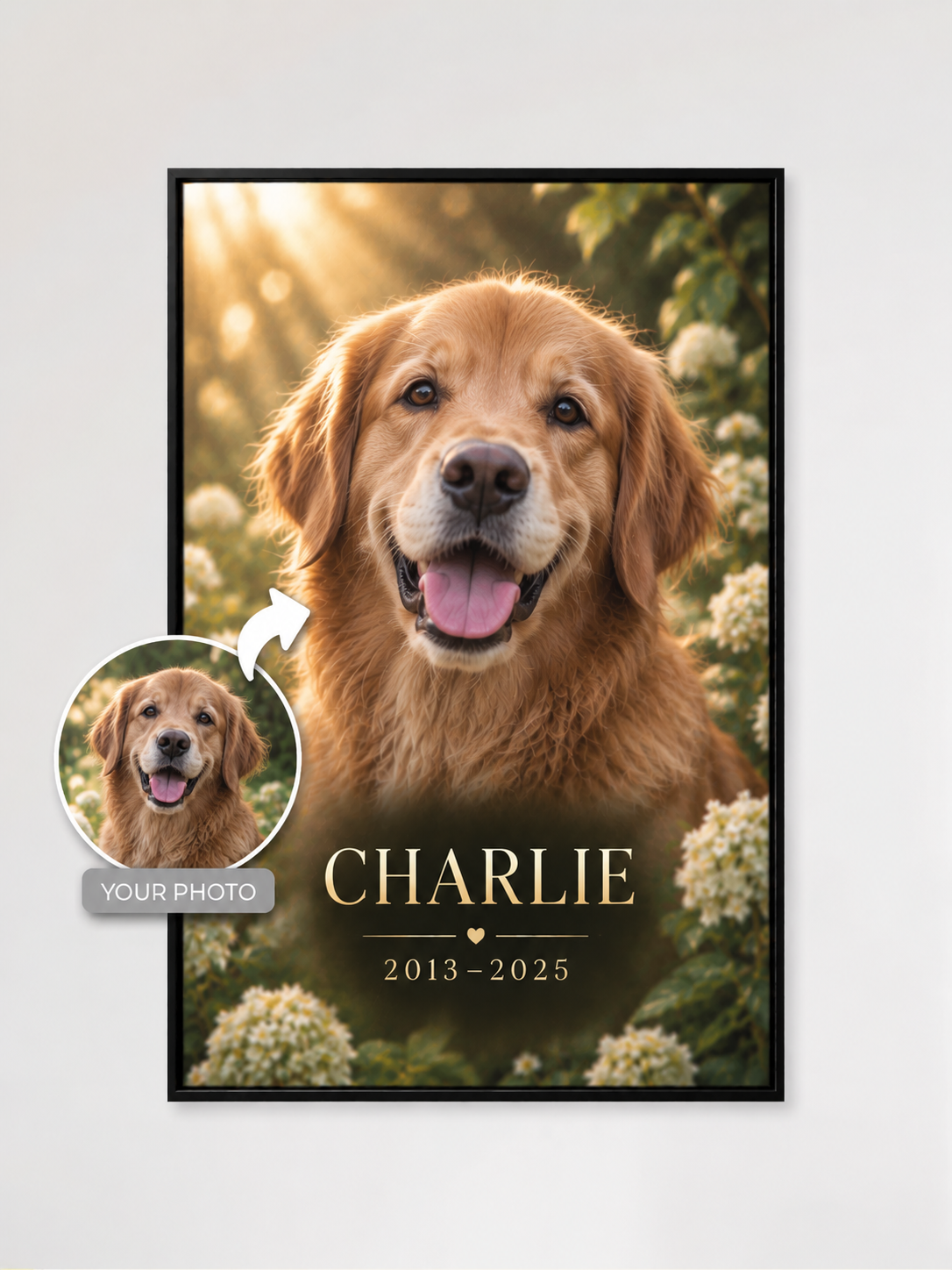Custom Pet Memorial Portrait