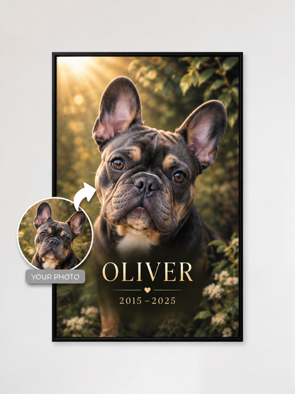 Custom Pet Memorial Portrait