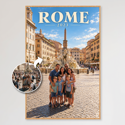 Custom Family Travel Poster