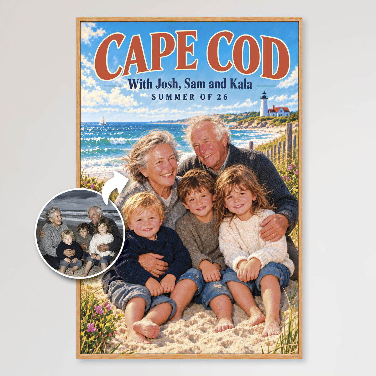 Custom Family Travel Poster