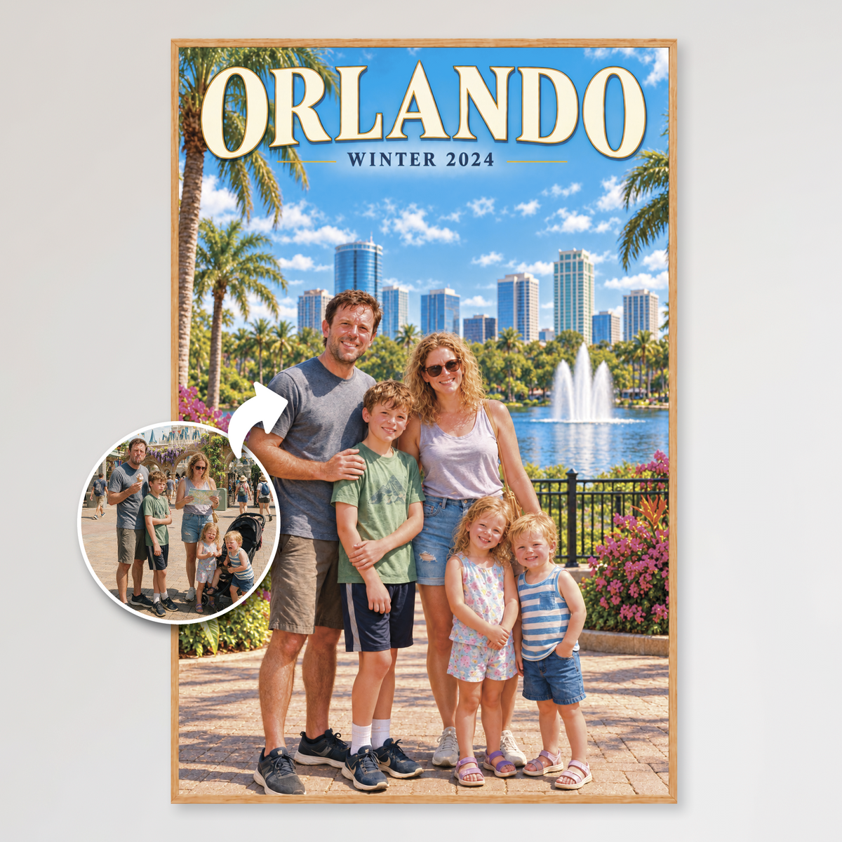 Custom Family Travel Poster